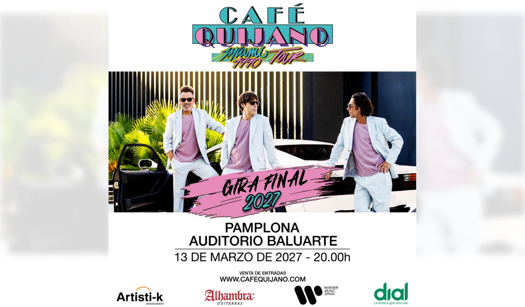 Café Quijano actuará en Baluarte