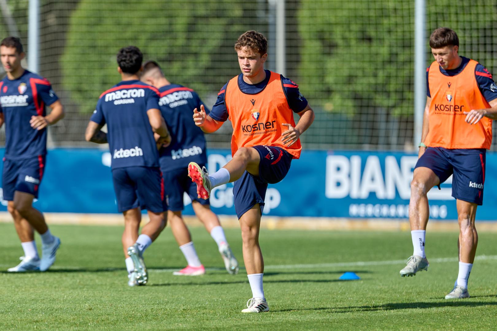 Mauro, en un entrenamiento reciente
