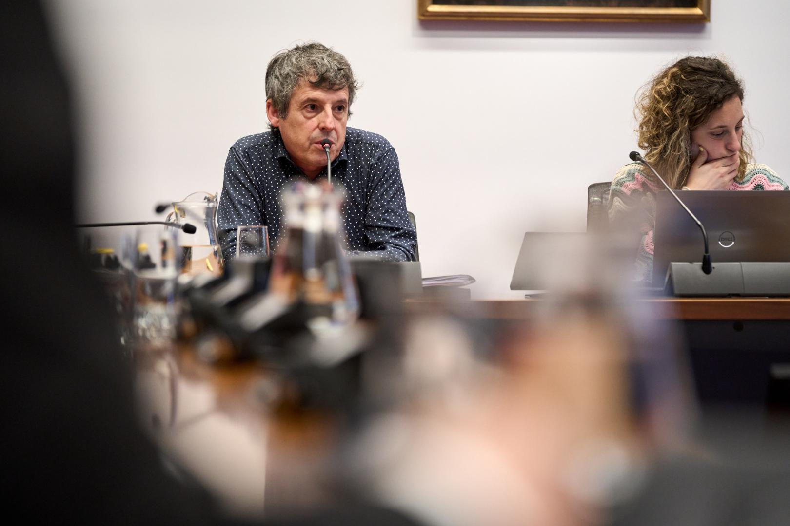 *A: SERGIO MARTÍN *F: 10/03/2026 *P: Iván Razquin *L: pamplona *T: Comisión de Investigación de Obras Públicas, comparecencia de Iván Razquin.