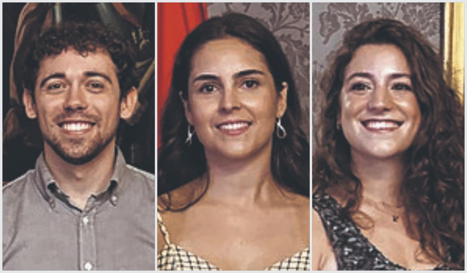 Martín Aisa, Leire Gaviria y Leyre Sánchez