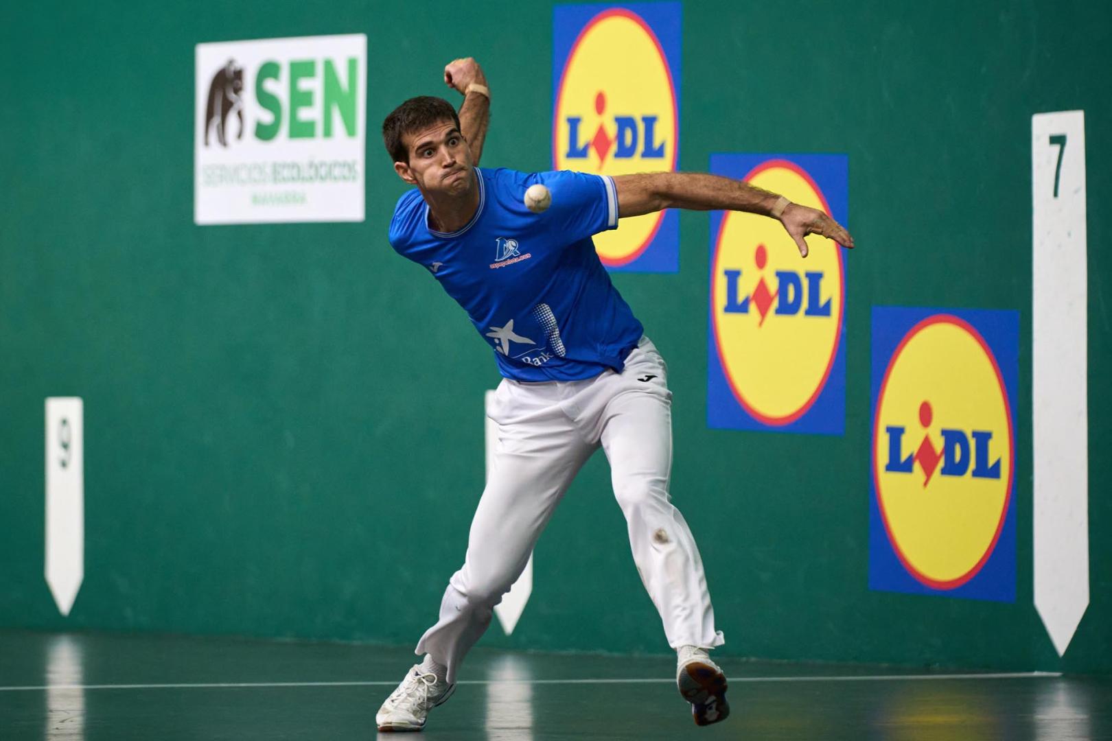 Zabaleta, en un duelo anterior, ganó junto a Larrazabal
