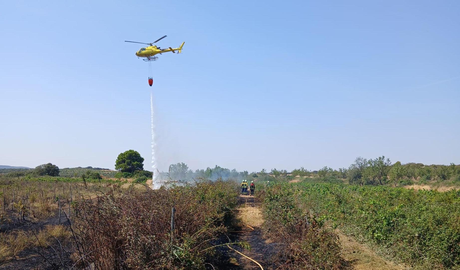 Bomberos del parque de Sangüesa han extinguido el fuego