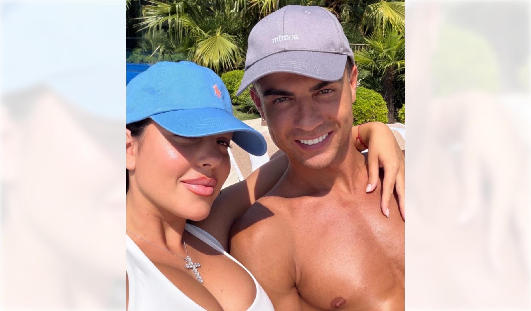 Georgina y Cristiano, en una fotografía publicada recientemente por la influencer en Instagram