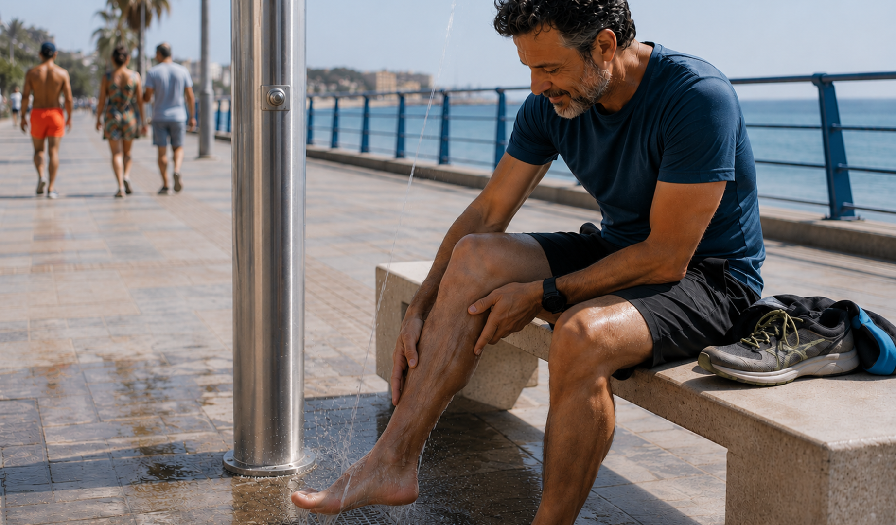 Refrescar las piernas con agua y mantenerse activo durante el verano puede ayudar a aliviar la sensación de pesadez y mejorar el retorno venoso.