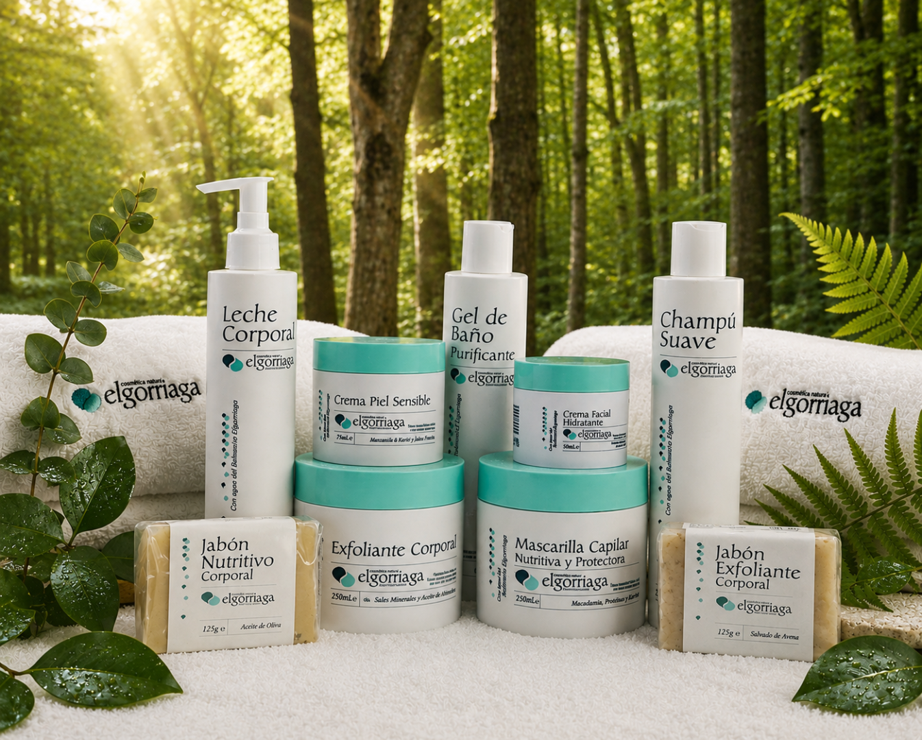 Todos los productos cosméticos del Balneario están elaborados con agua de su propio manantial