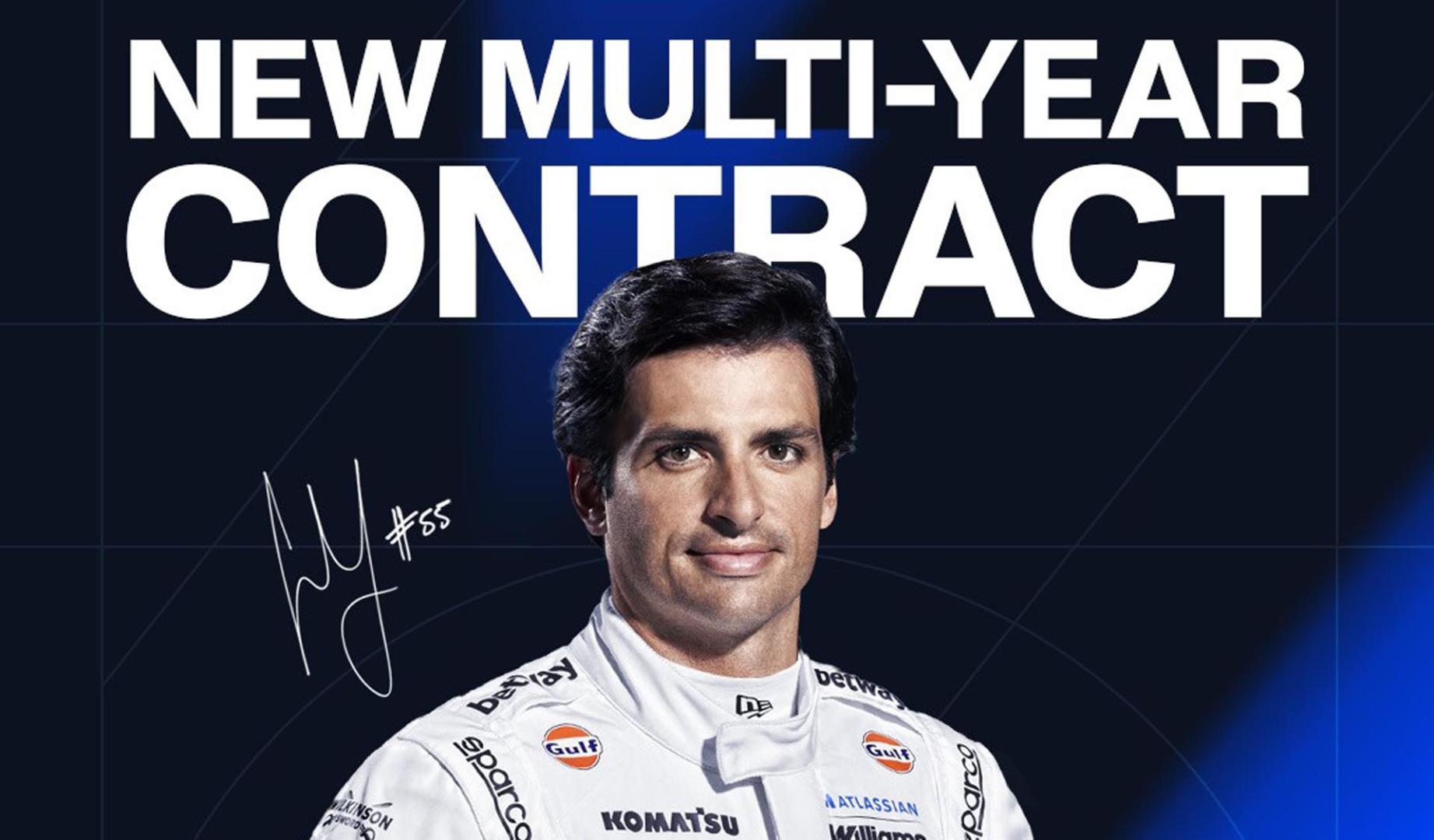 Carlos Sainz seguirá en Williams