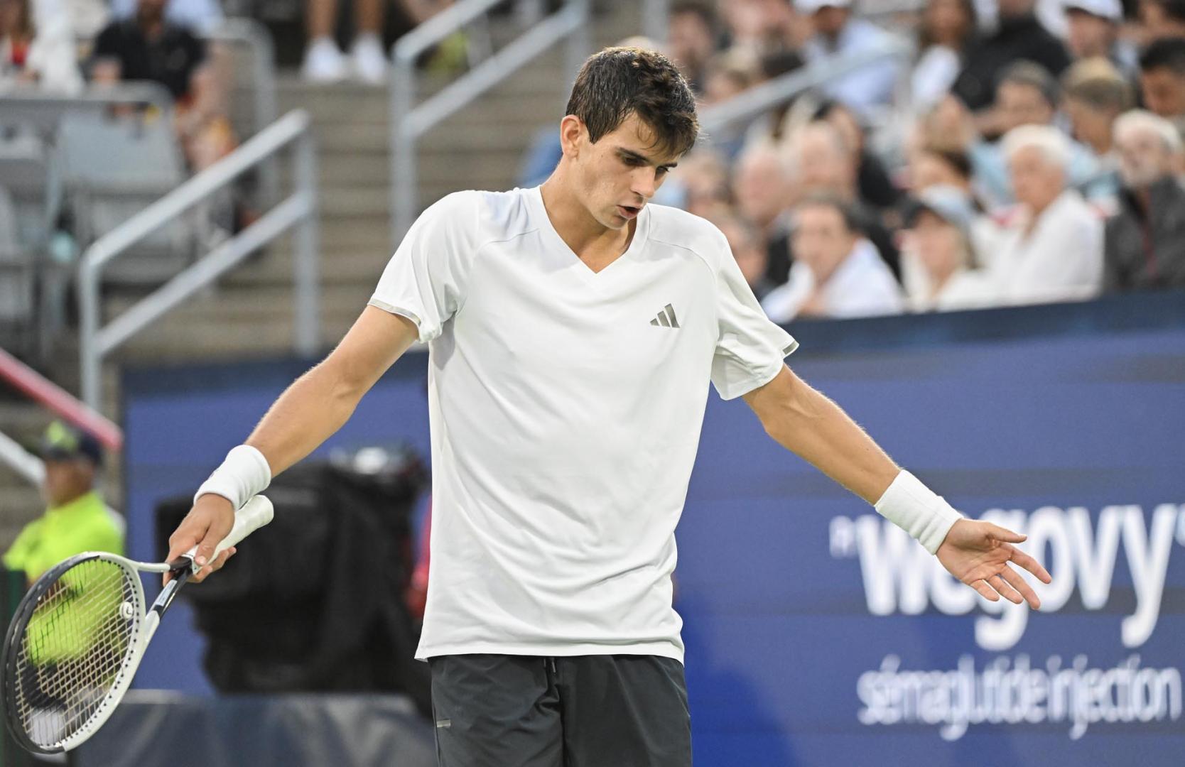 Rafa Jódar, en una fotografía durante el Masters 1000 de Canadá
