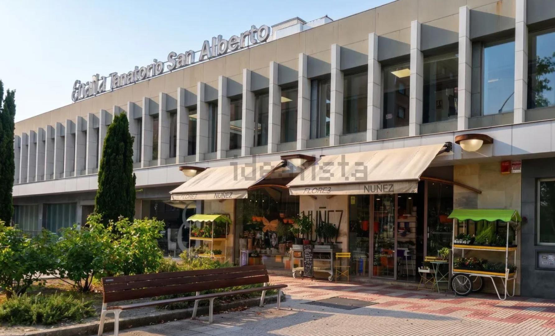 Exterior de la floristería