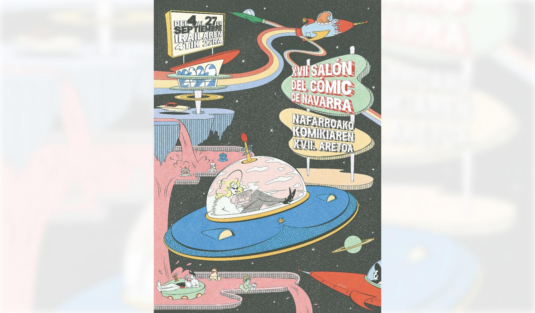 Cartel anunciador de la XVII edición realizado por Clara Cábez