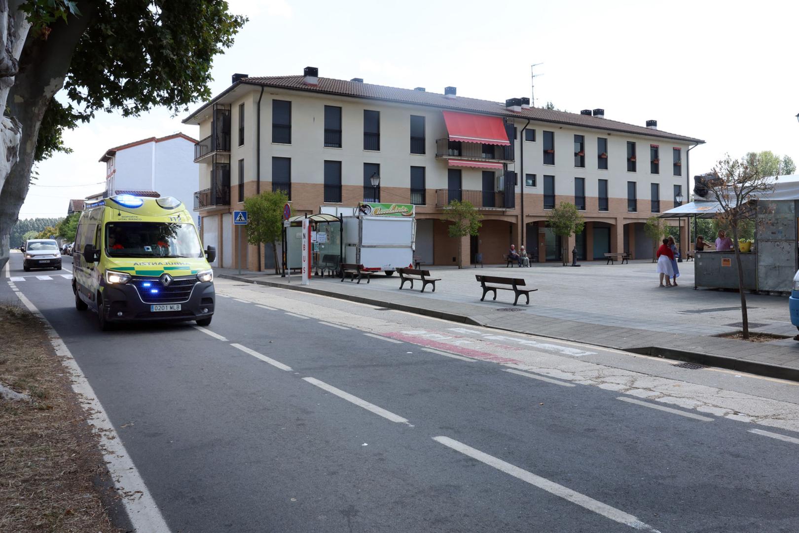 Lugar donde se produjeron agresiones y amenazas la madrugada del sábado en Murieta