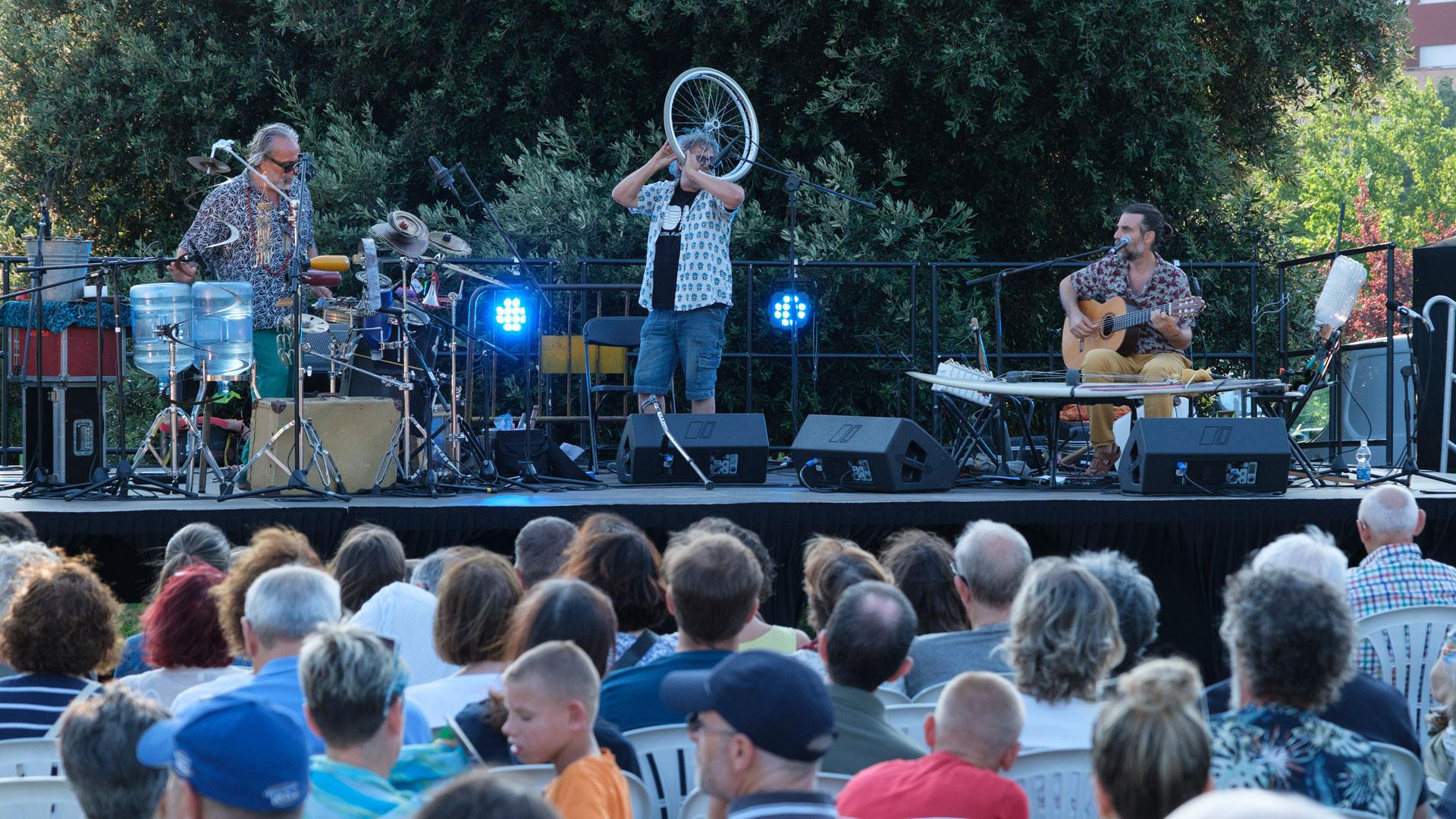Un concierto anterior del ciclo Kultura Plazaz Plaza en Pamplona