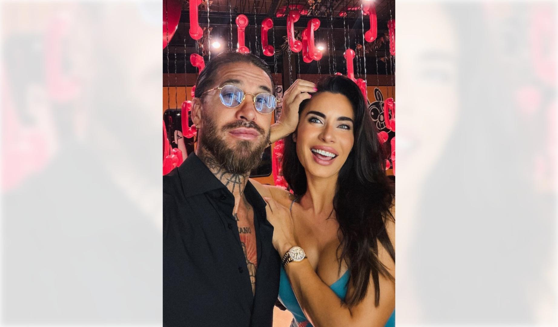 Sergio Ramos y Pilar Rubio, en una imagen compartida en Instagram