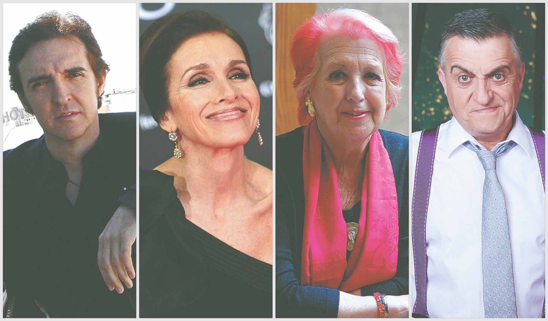Ramoncín, Ana Belén, Rosa María Calaf y El Gran Wyoming