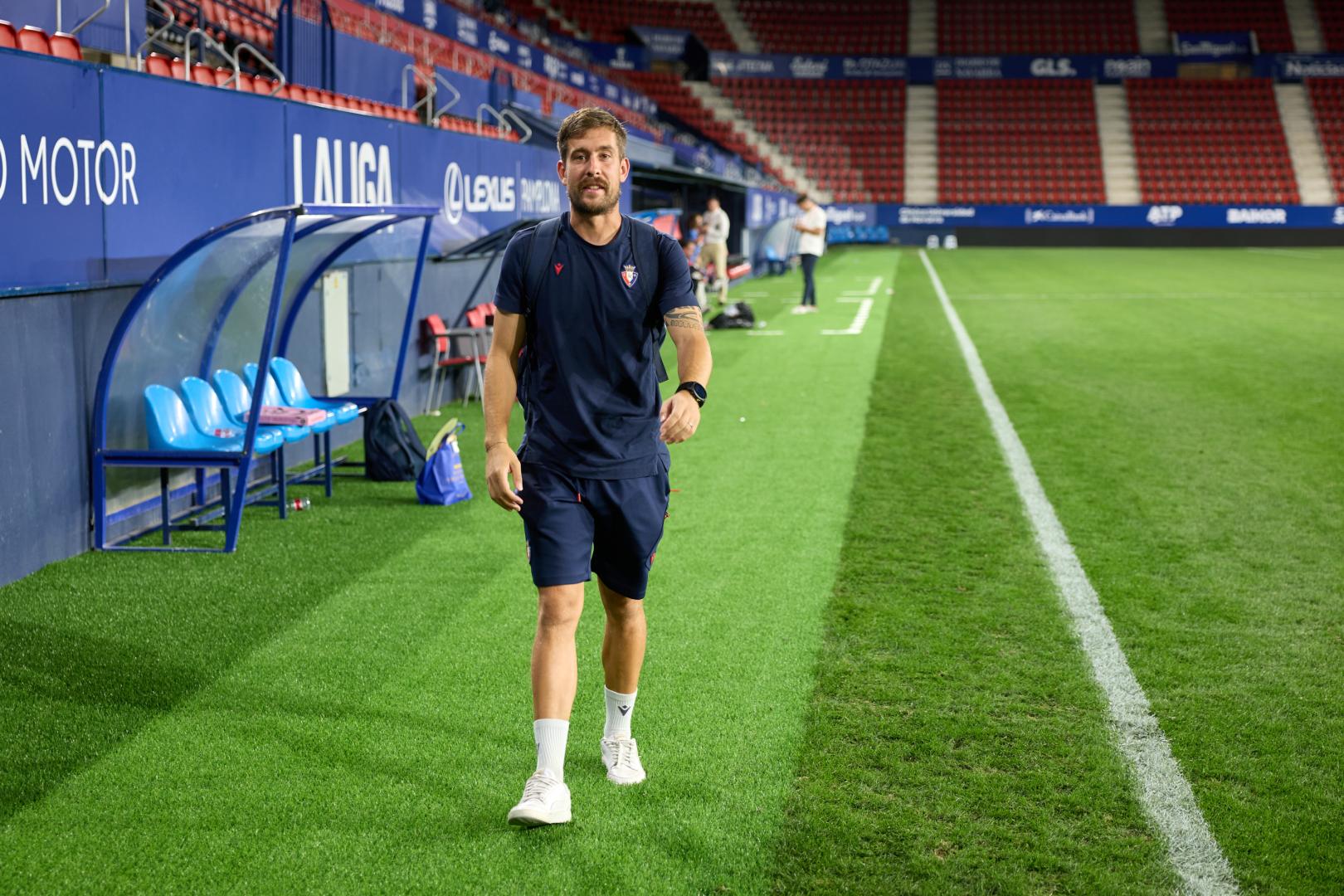 Aitor Fernández, el lunes tras el partido contra el Levante, su exequipo.urdíroz