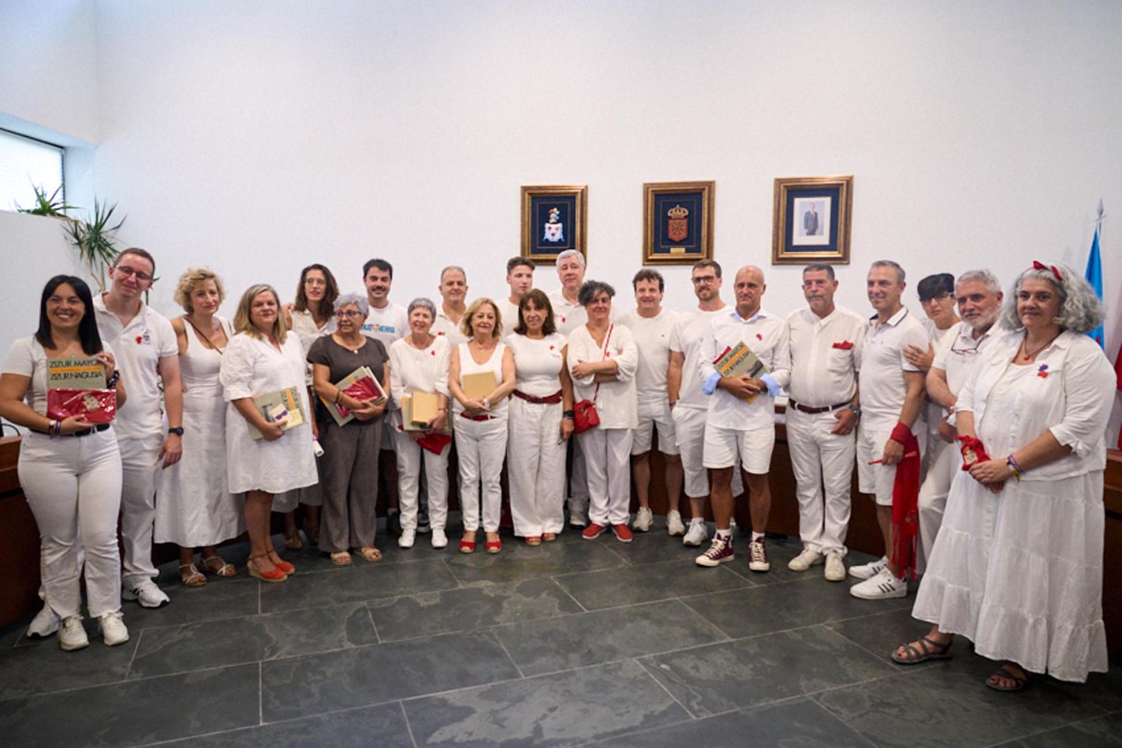 Fotos del cohete de fiestas de Zizur Mayor