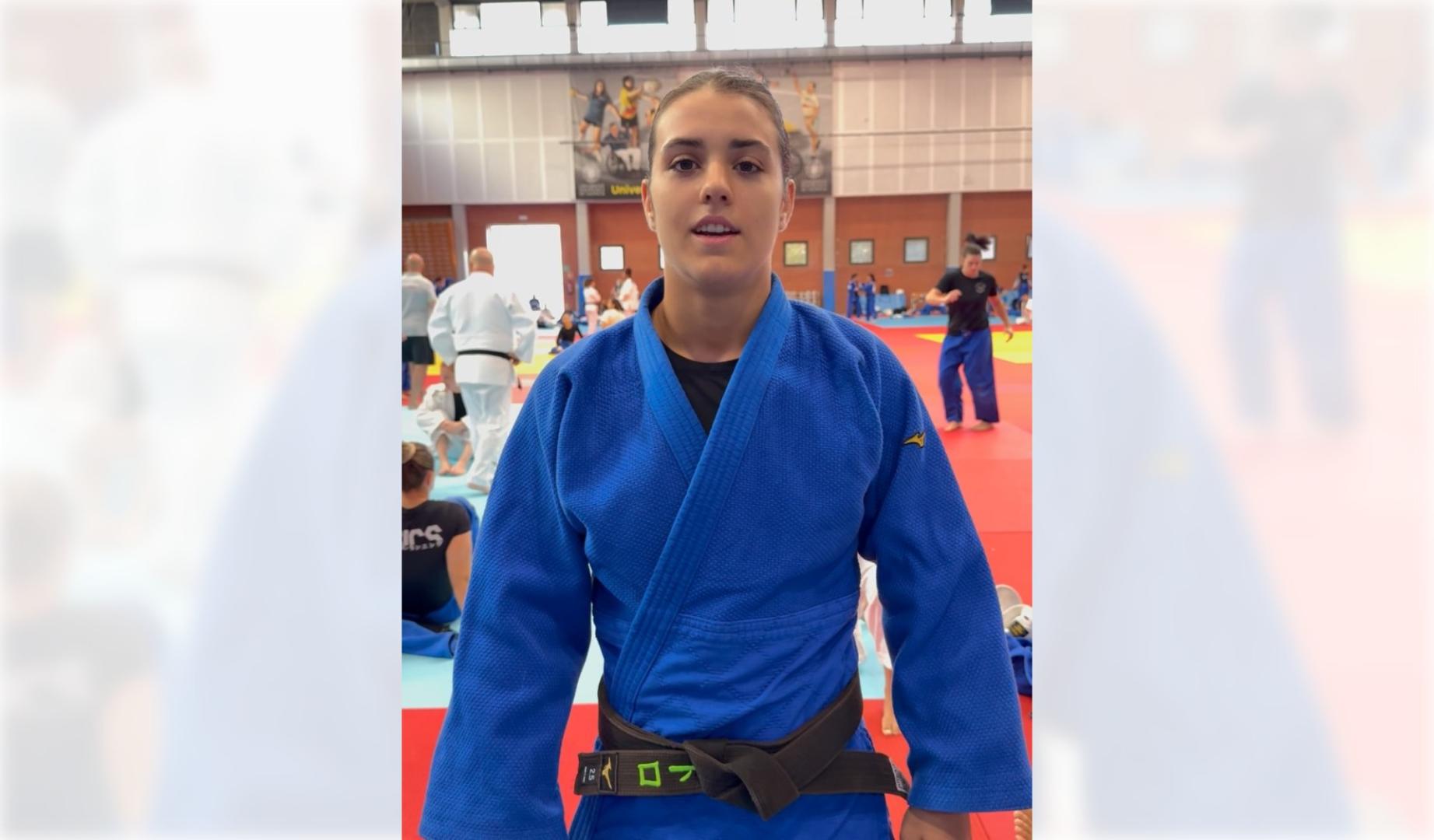 La navarra Ariane Toro, antes del Grand Slam de Lausana (Suiza)