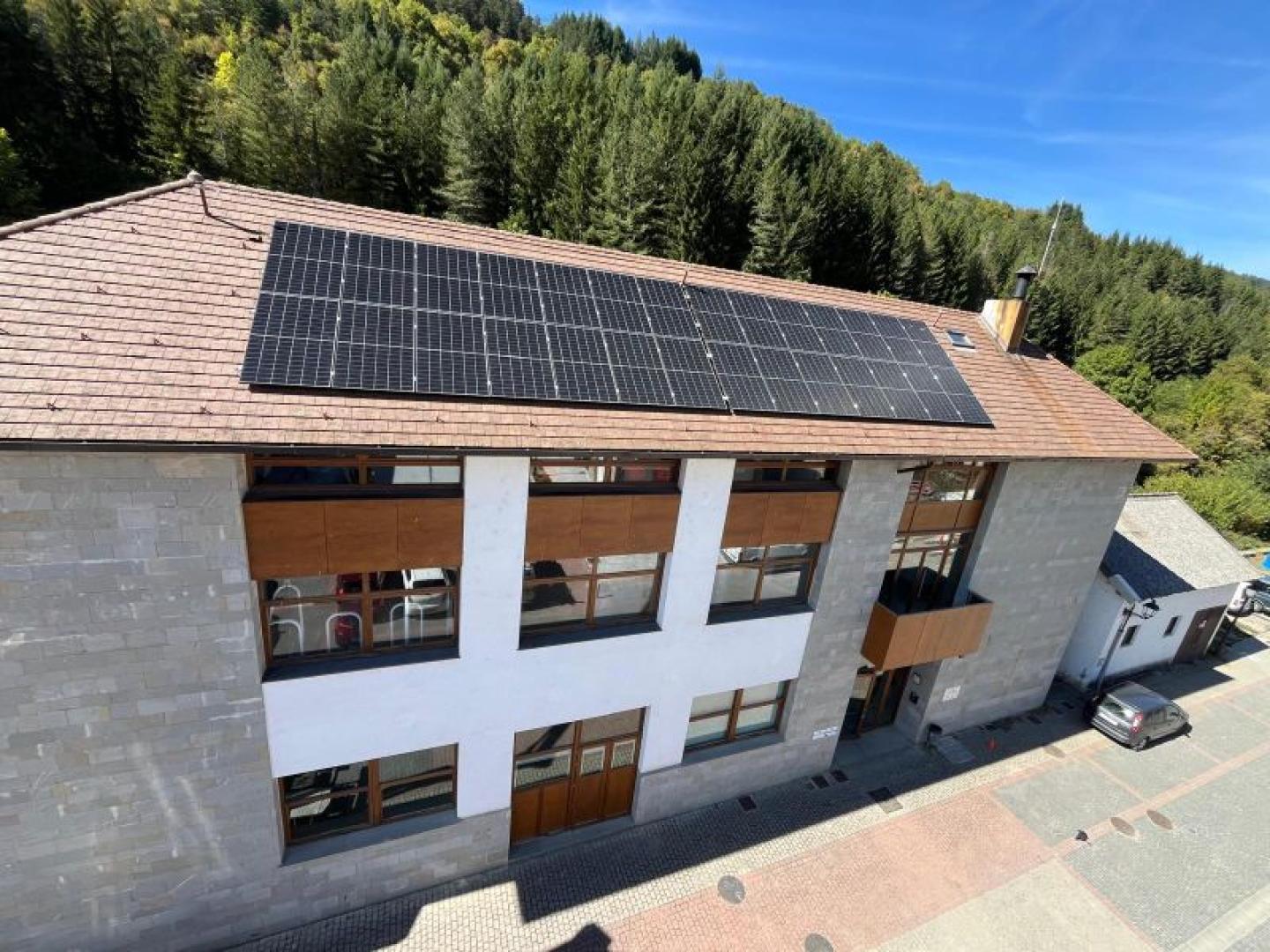 Instalación solar sobre un establecimiento