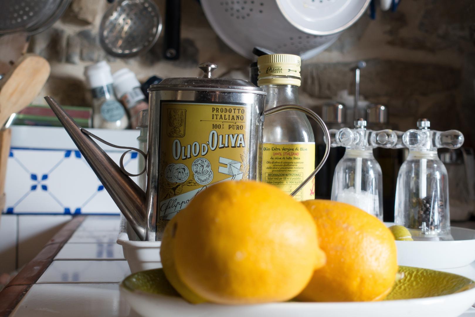 aceite oliva limón