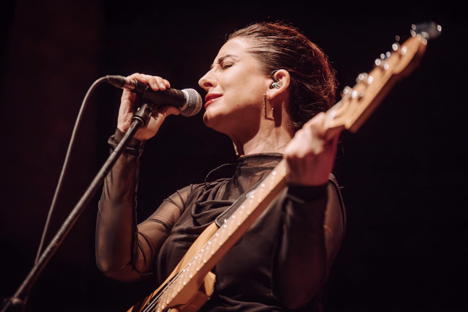 Rosario La Tremendita, durante un concierto