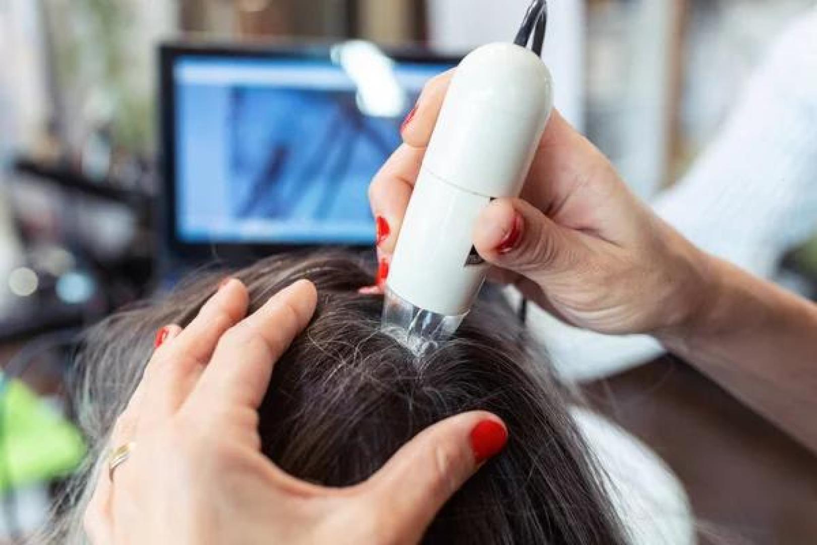 Diagnóstico capilar realizado en Marian Resano Estilistas, con centros en Pamplona y Funes