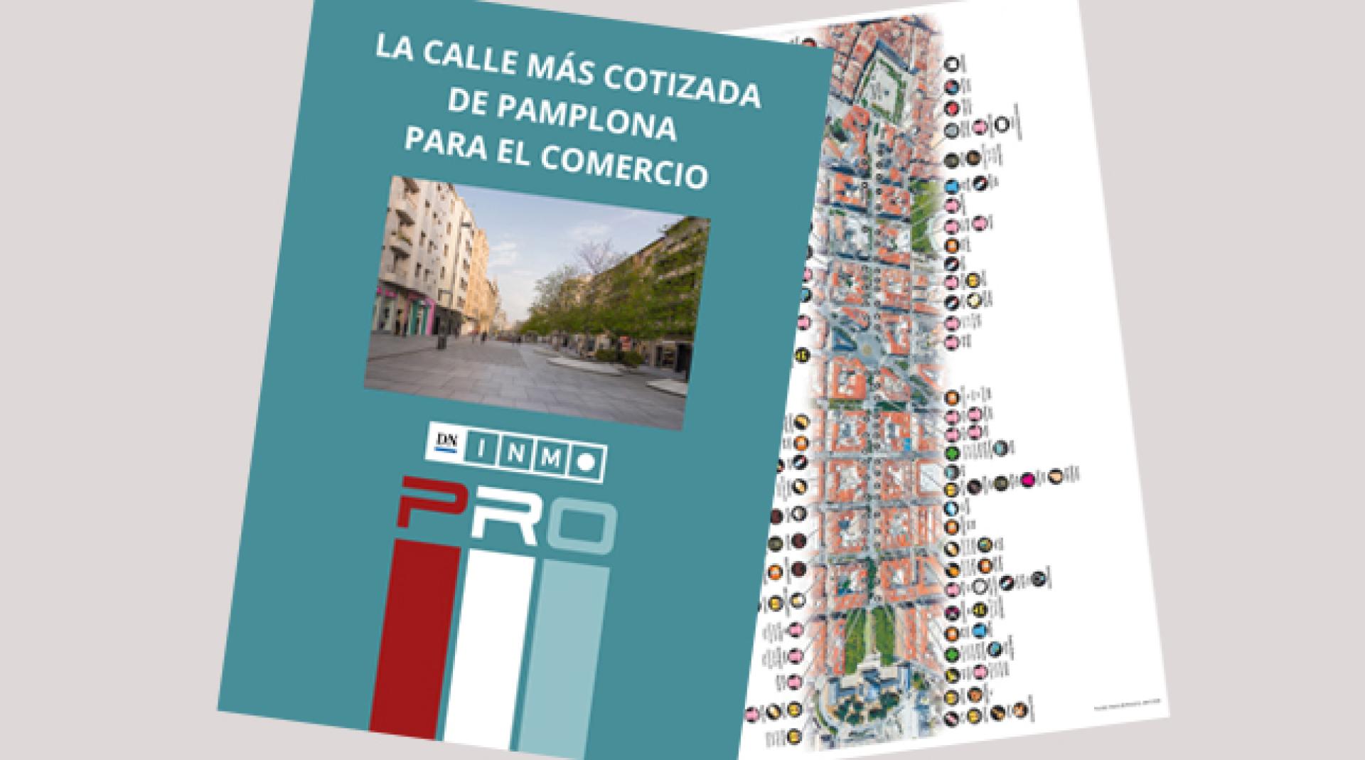 La calle más cotizada de Pamplona para el comercio