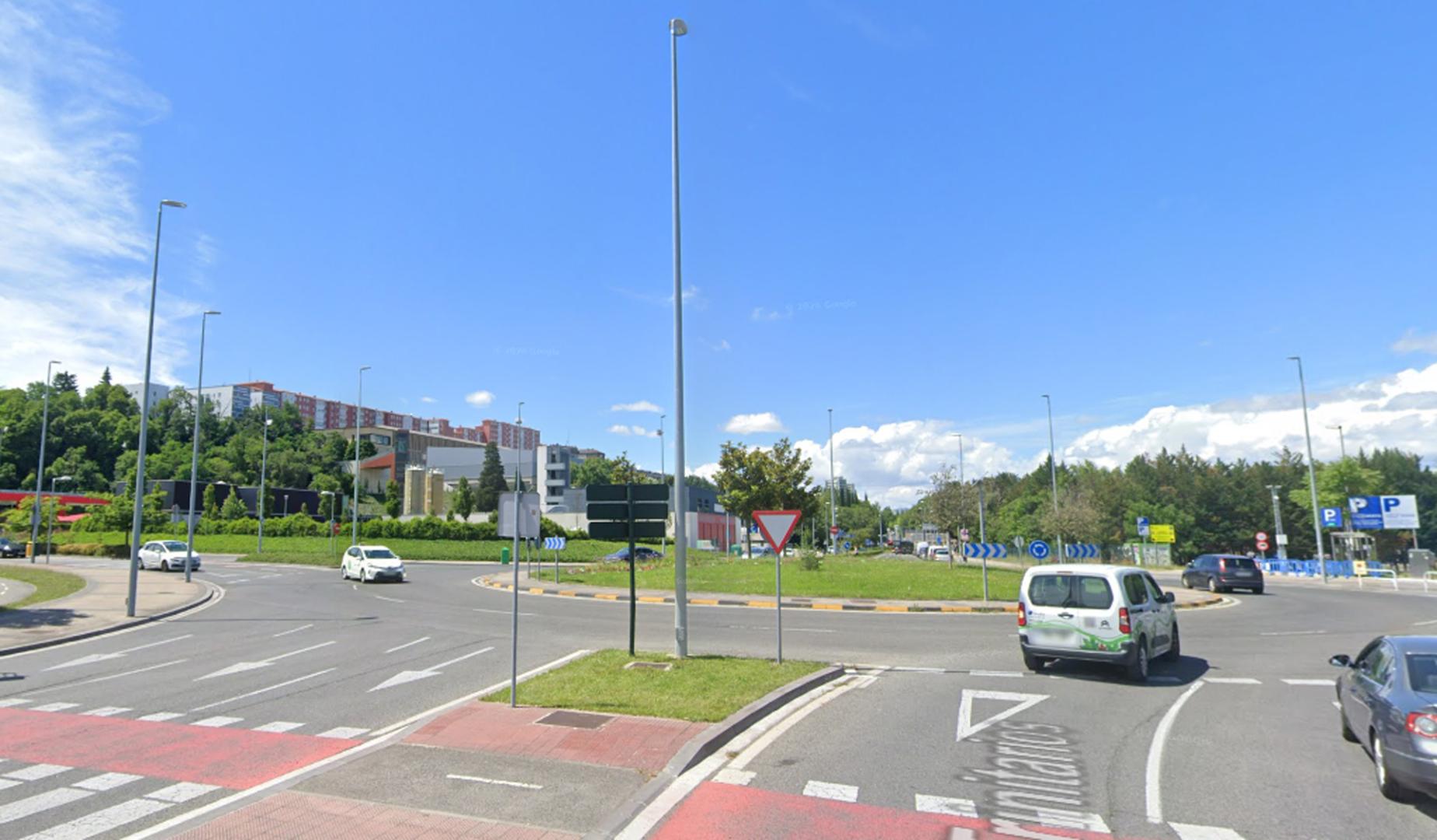 Rotonda de Oblatas en la avenida de Guipúzcoa