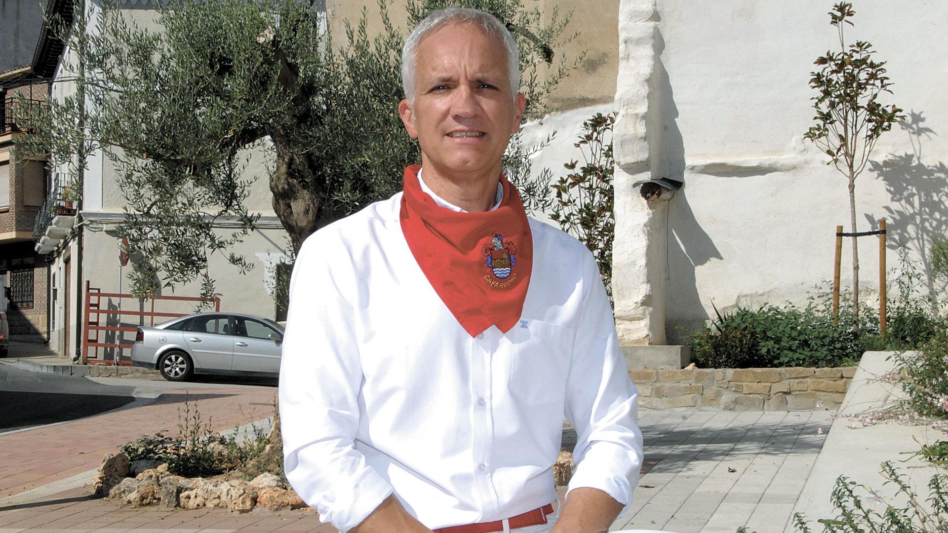 Carlos Alcuaz, alcalde de Caparroso