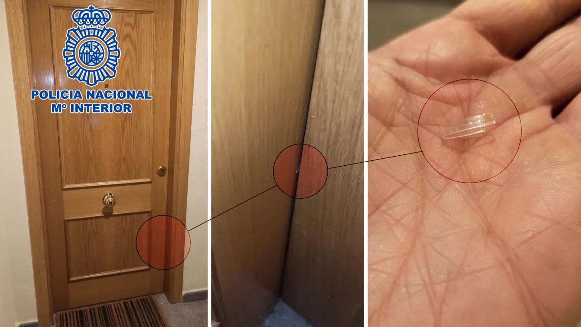 Señales en la puerta que usan los ladrones para marcar sus objetivos