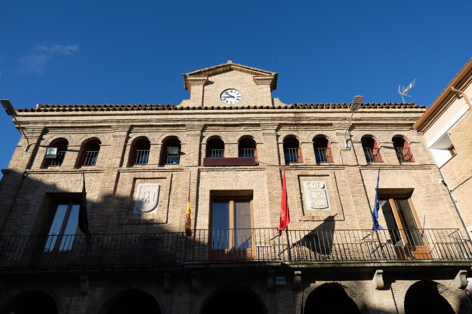 Imagen de la fachada de la Casa Consistorial de Villafranca