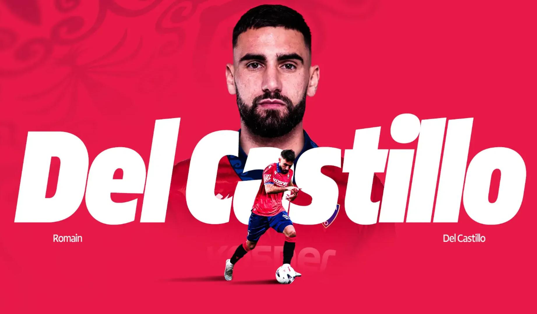Romain Del Castillo, nuevo futbolista de Osasuna