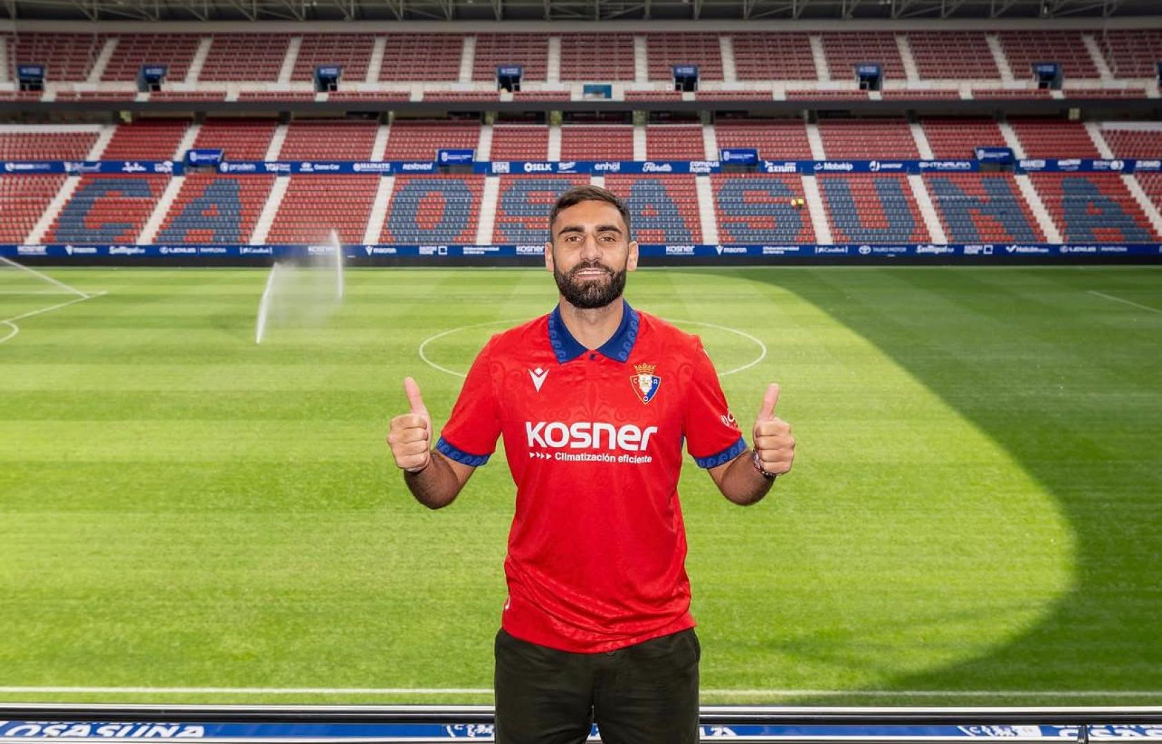 Romain Del Castillo conoció El Sadar este martes