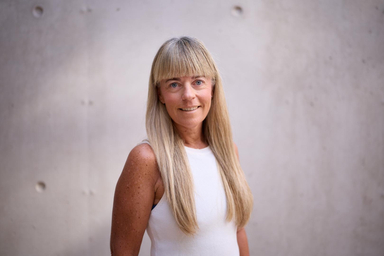 Amaya Erro Garcés, nueva directora de área, fotografiada en el campus de Pamplona