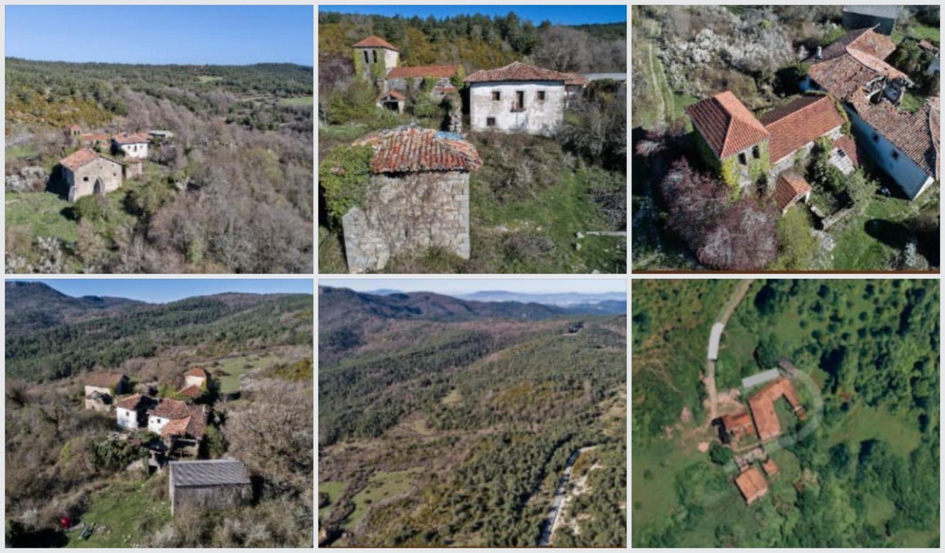 Combo de imágenes de la aldea en venta en el valle de Esteribar