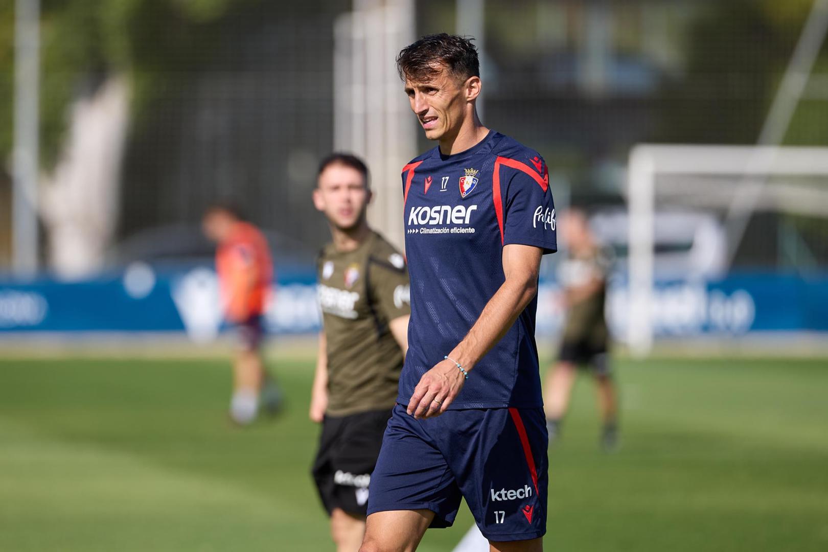 Fotos del entrenamiento de Osasuna de este lunes 7 de septiembre