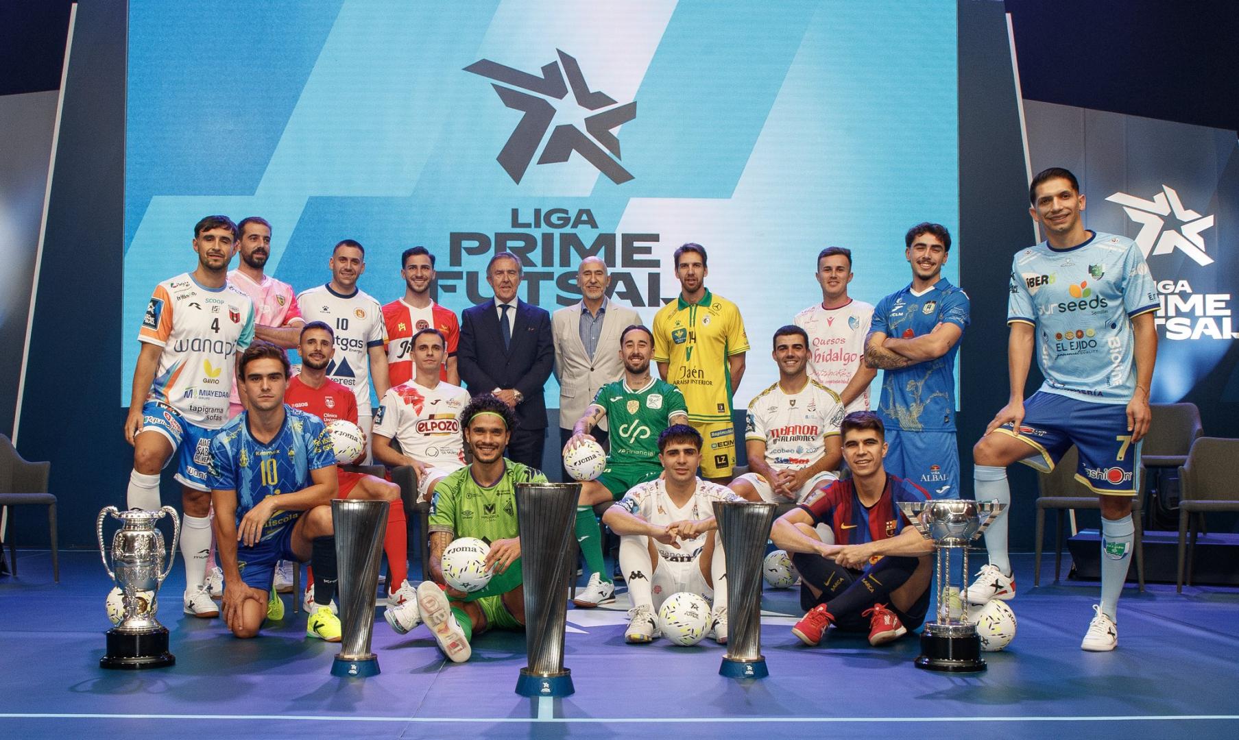 Los 17 representantes de los equipos que conformarán la Liga Prime Futsal.
