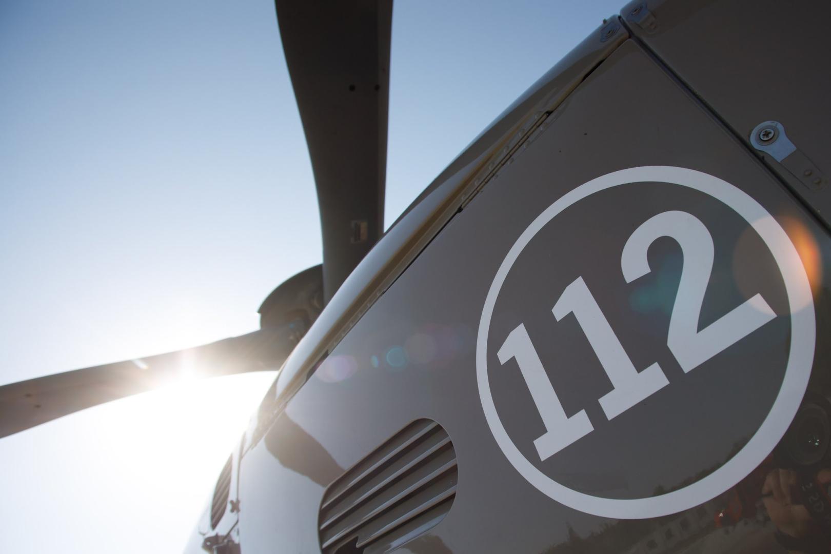 Helicóptero del 112