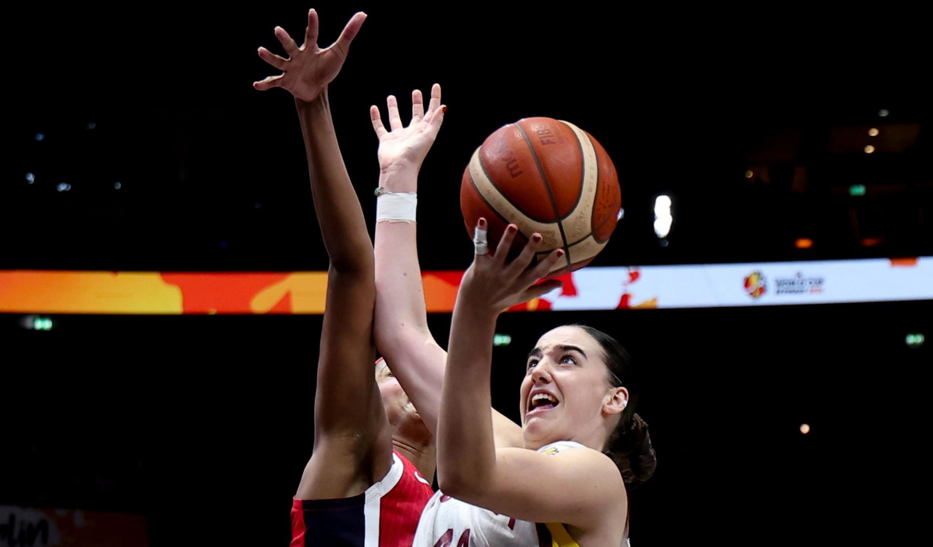 Iyana Martin, en un momento del partido
