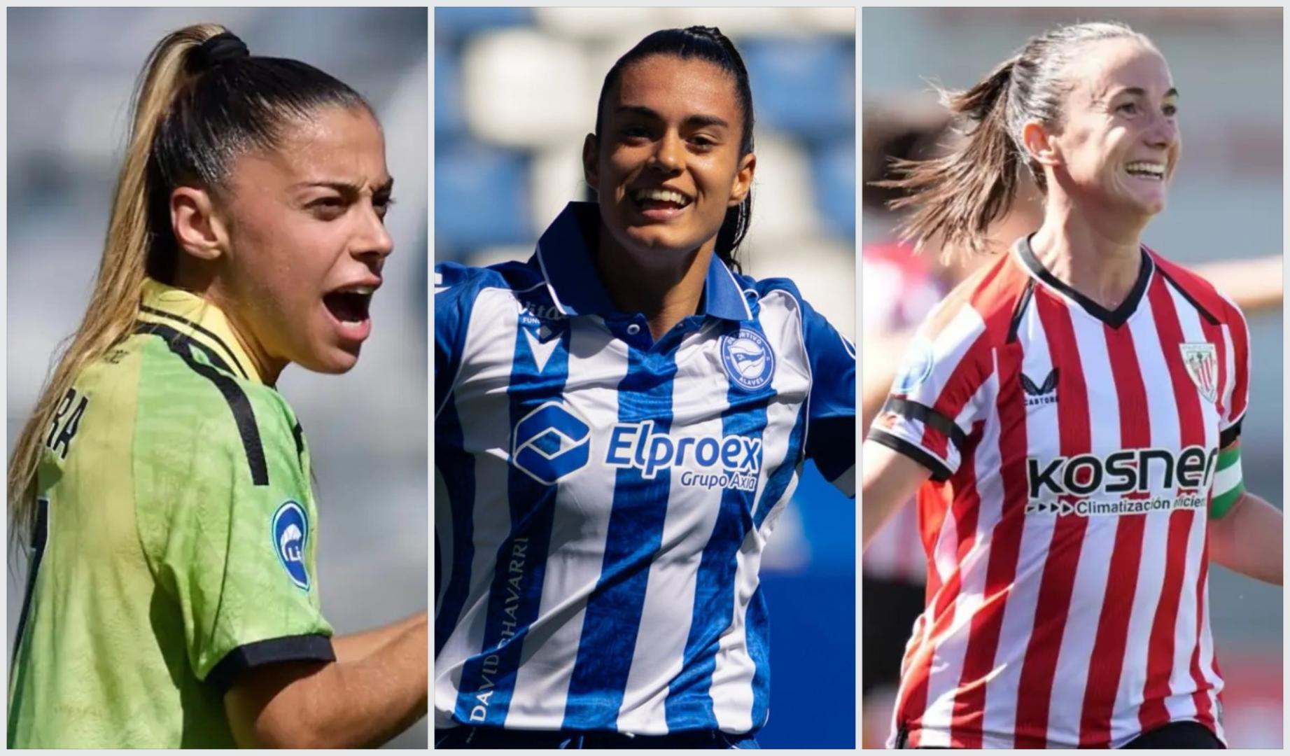 Iara Lacosta, Ainhoa Guallar y Ane Azkona