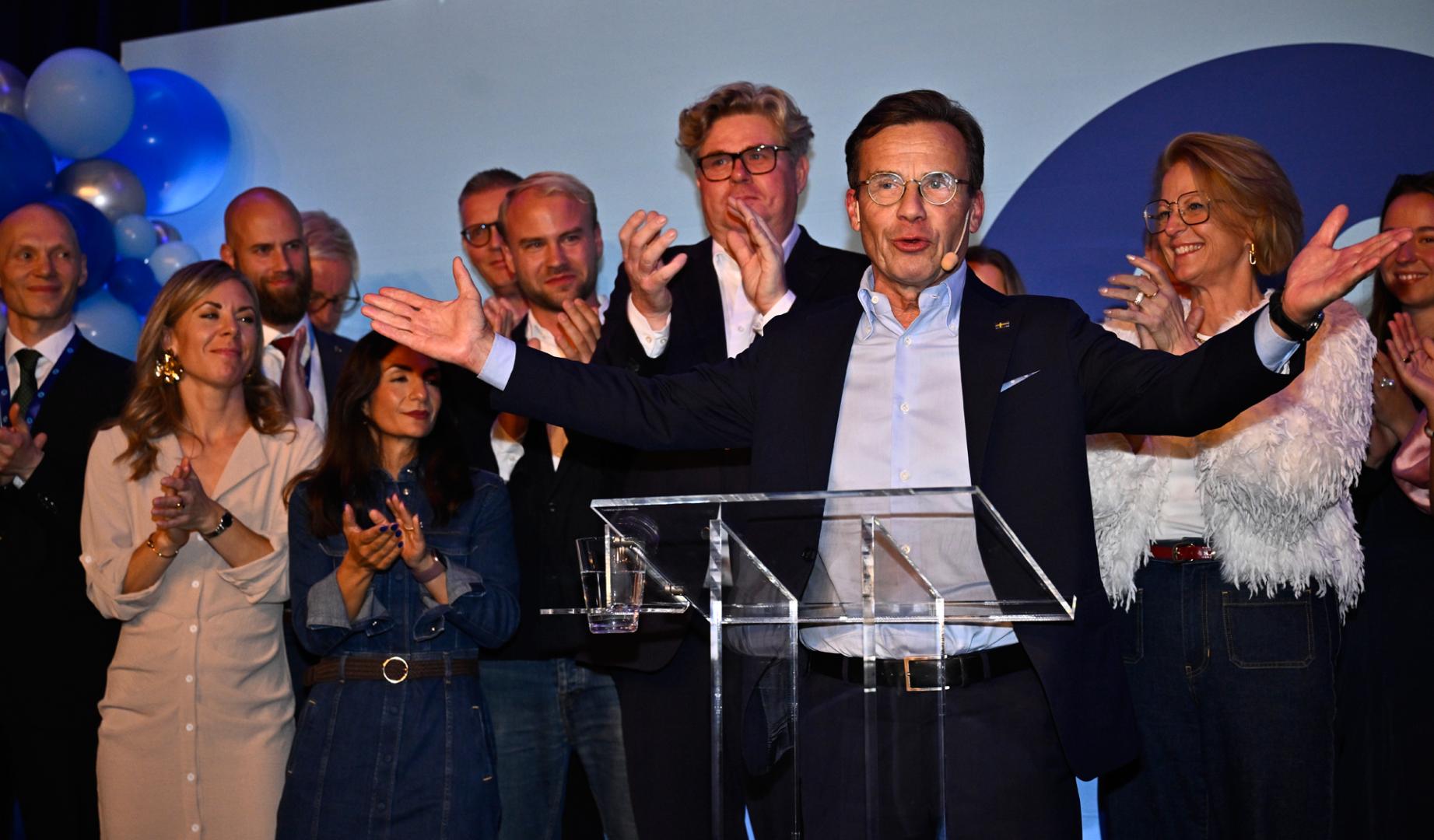 El primer ministro conservador sueco, Ulf Kristersson