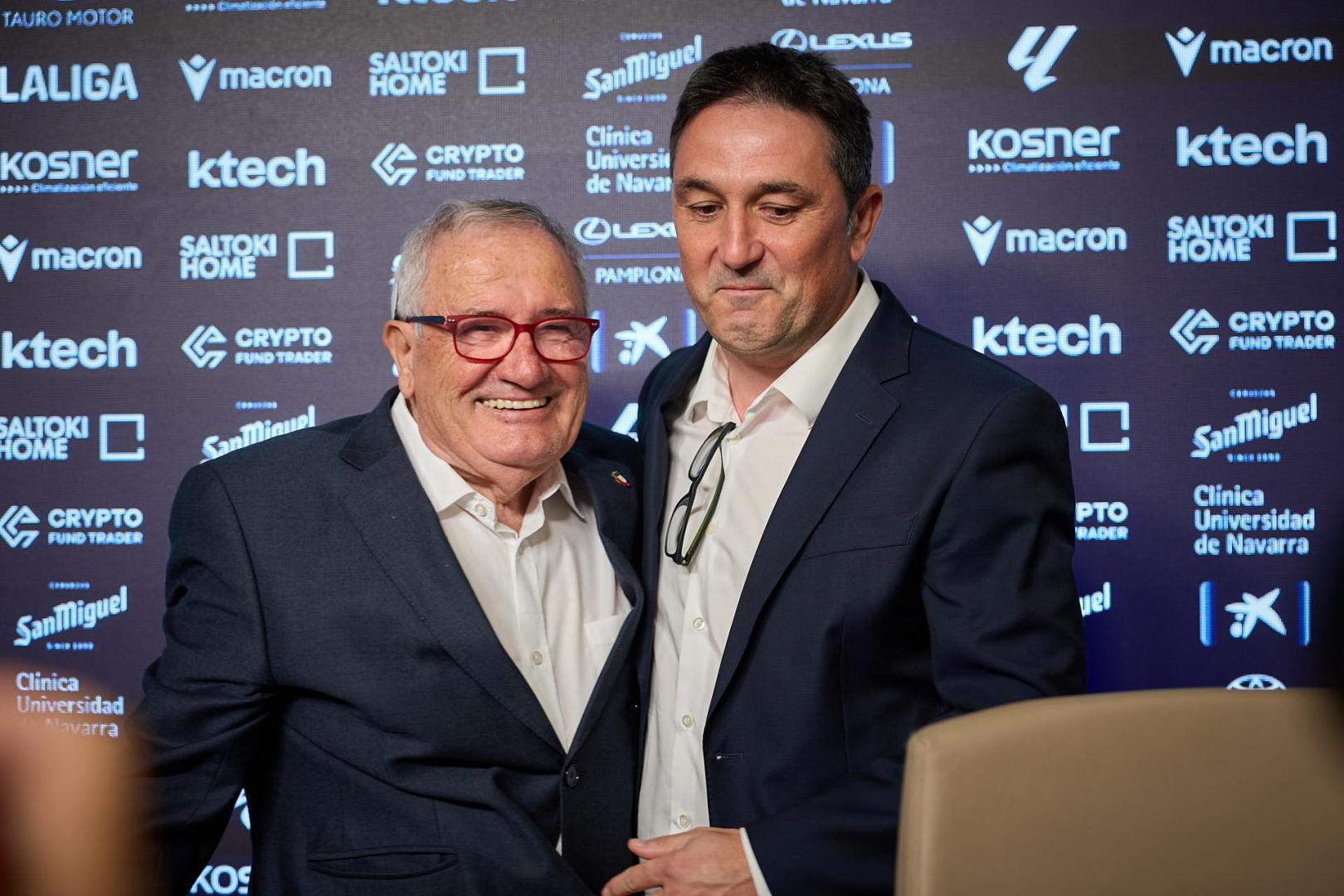 Fotos de la despedida de Braulio de Osasuna