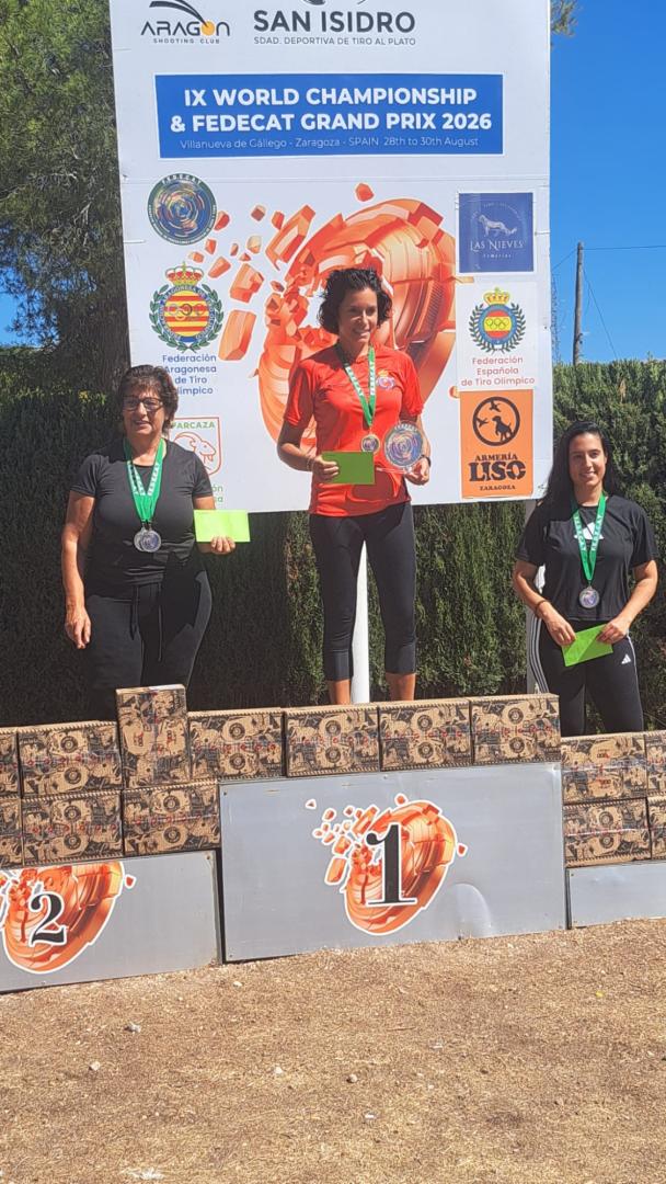 La sanadrianesa se colgó el oro en el Mundial de Trap5.
