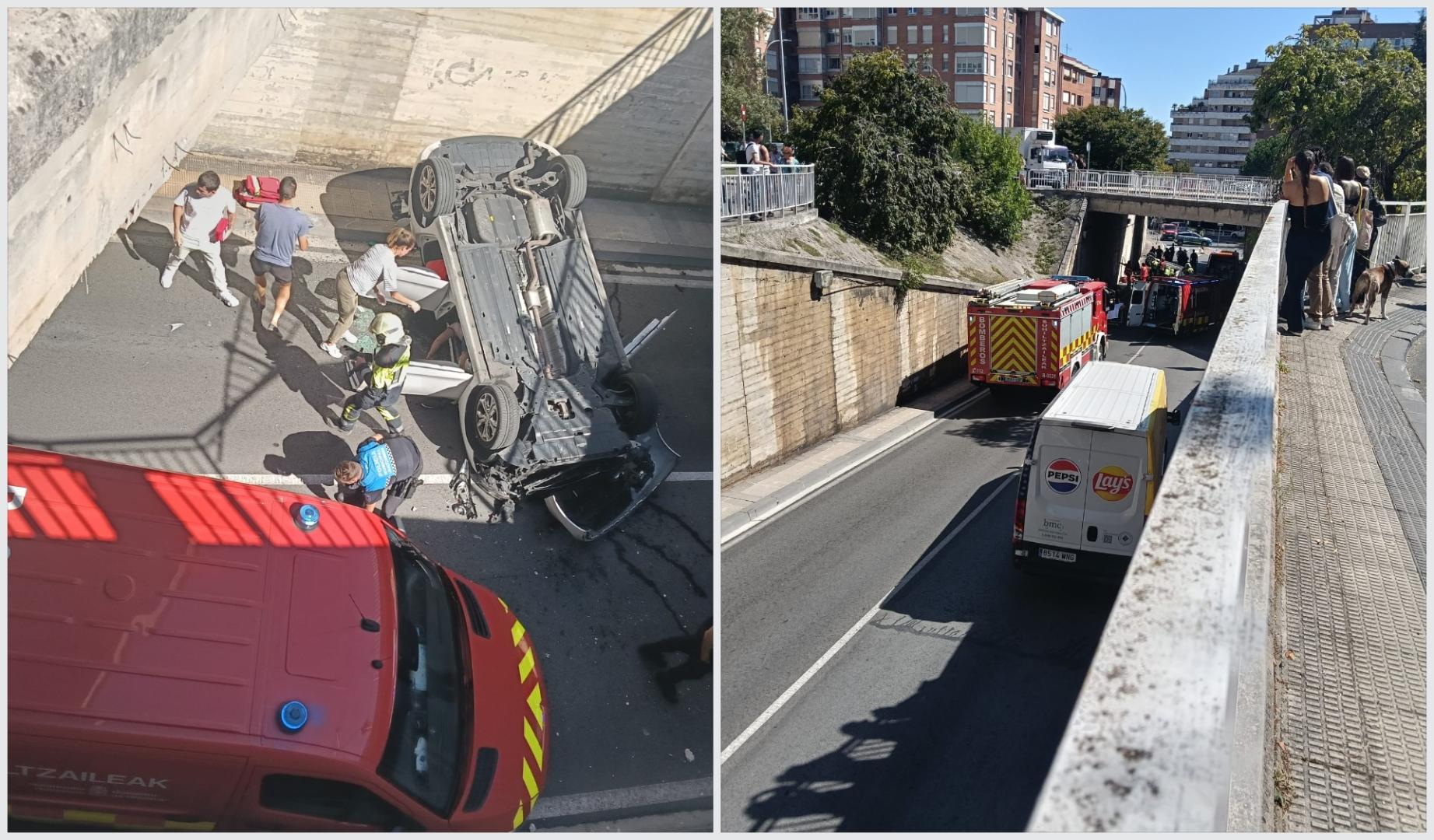 El accidente se ha producido en la calle Abejeras