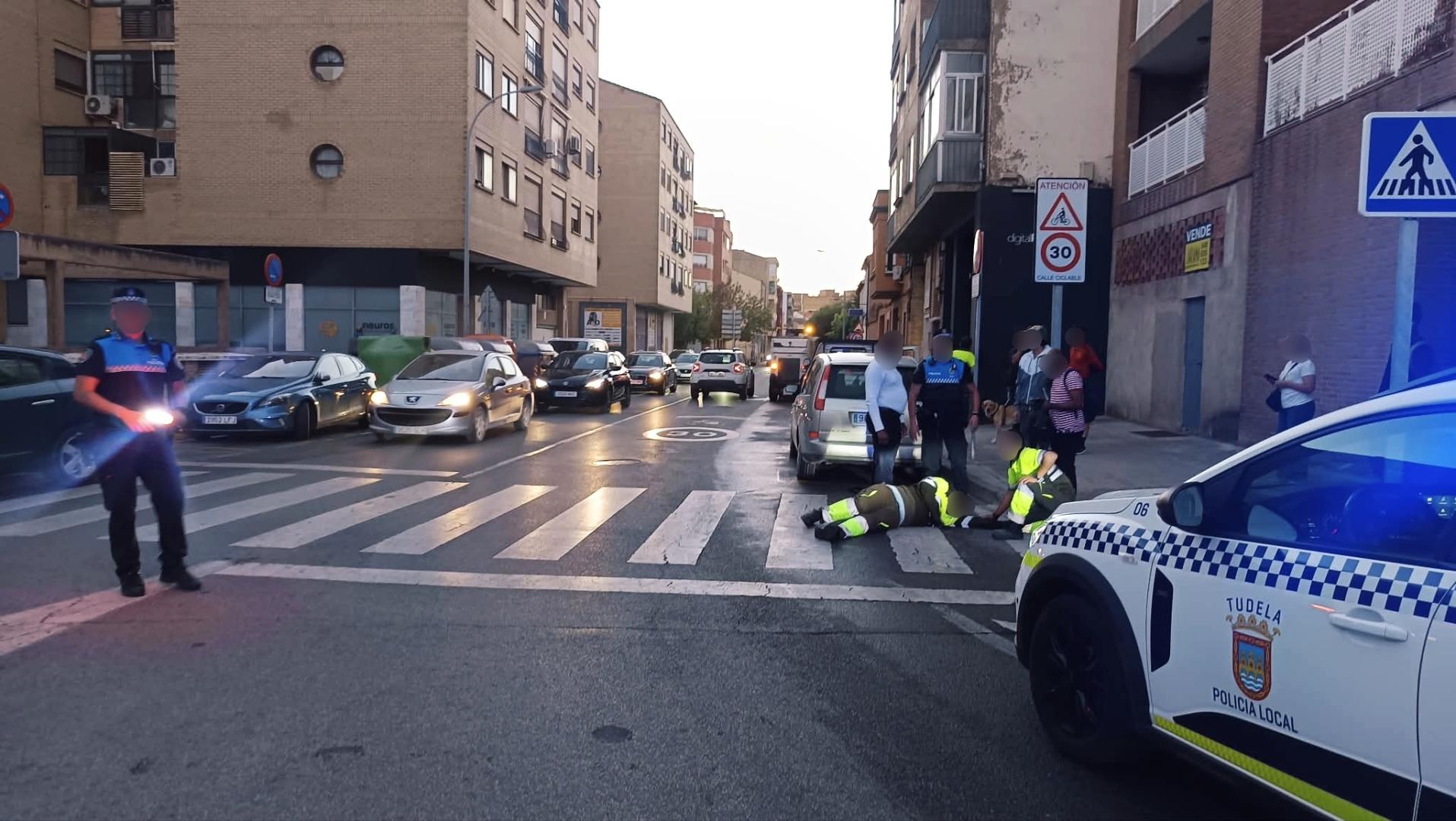 Atropellado un hombre de 43 años por una barredora en Tudela