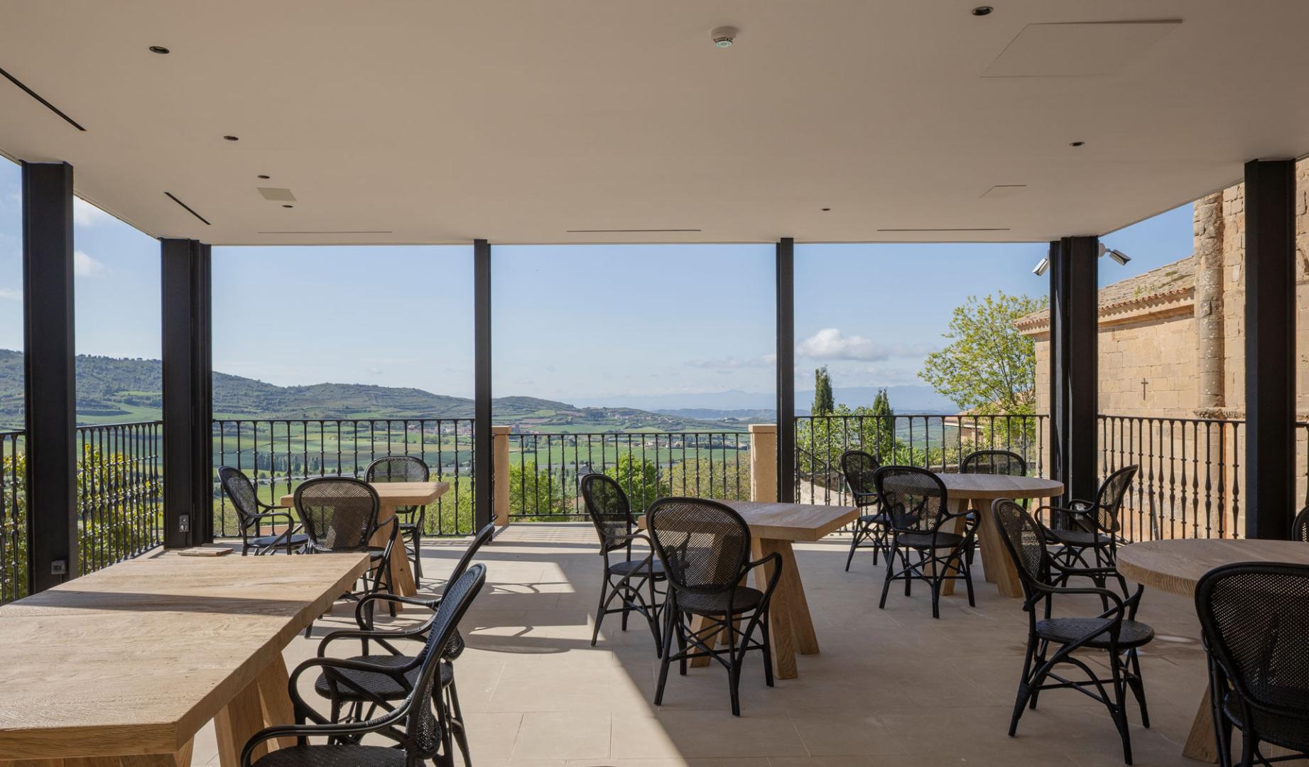Imagen del restaurante de Mirador de Deyo Hotel Boutique, situado en Villamayor de Monjardín