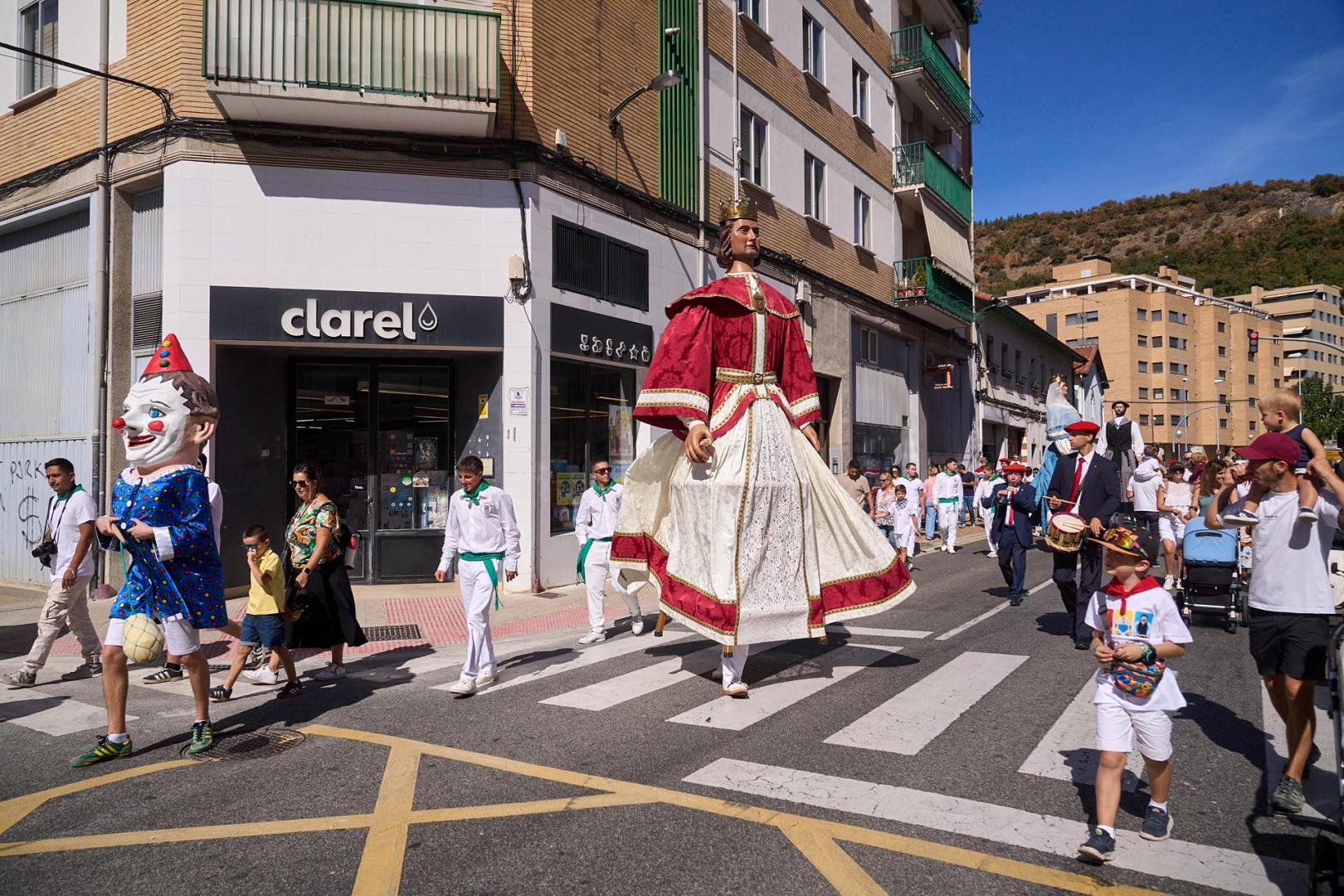 Fotos del cohete de las fiestas de Huarte 2026