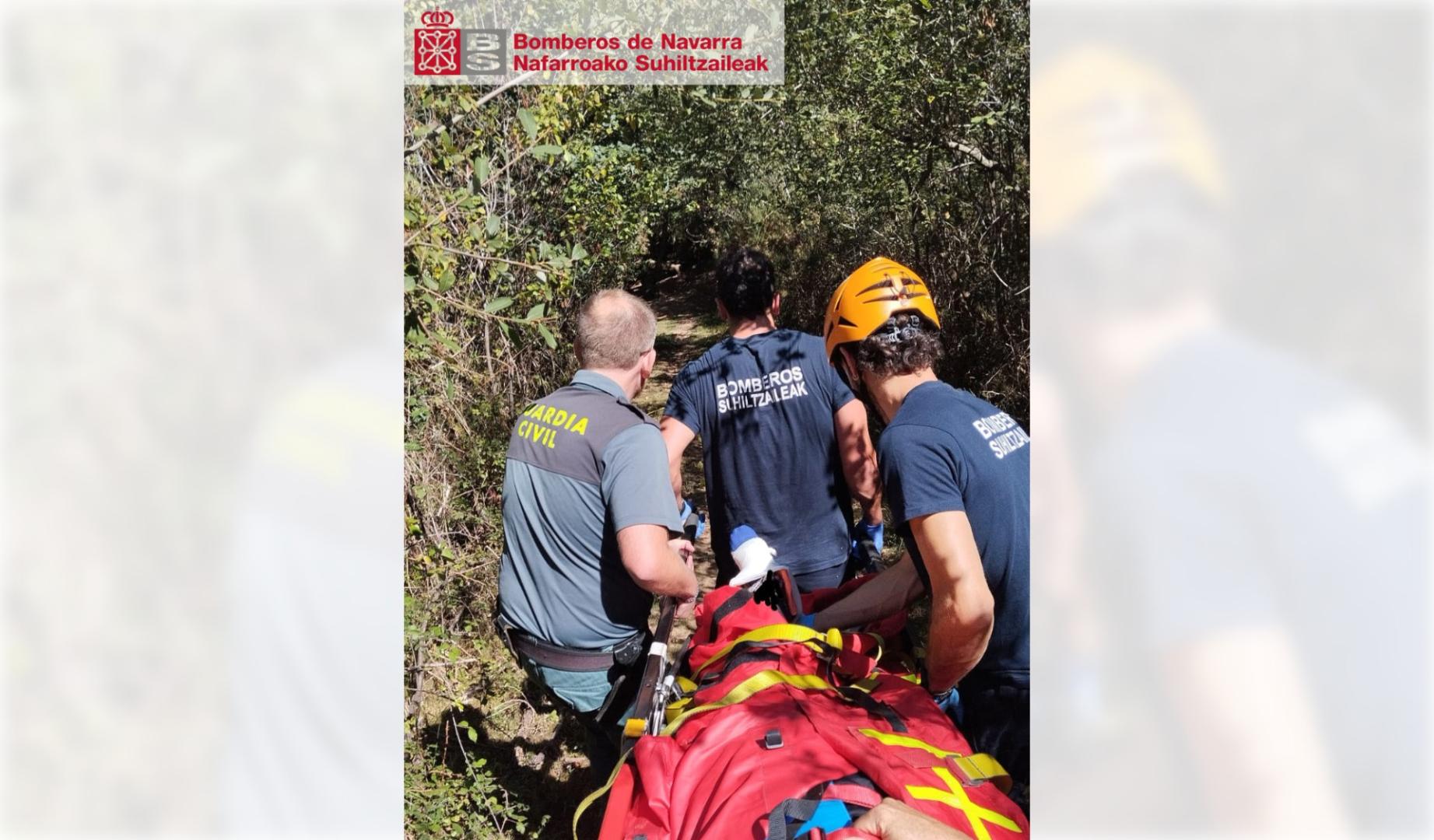 La herida ha sido trasladada al Hospital de Bayona