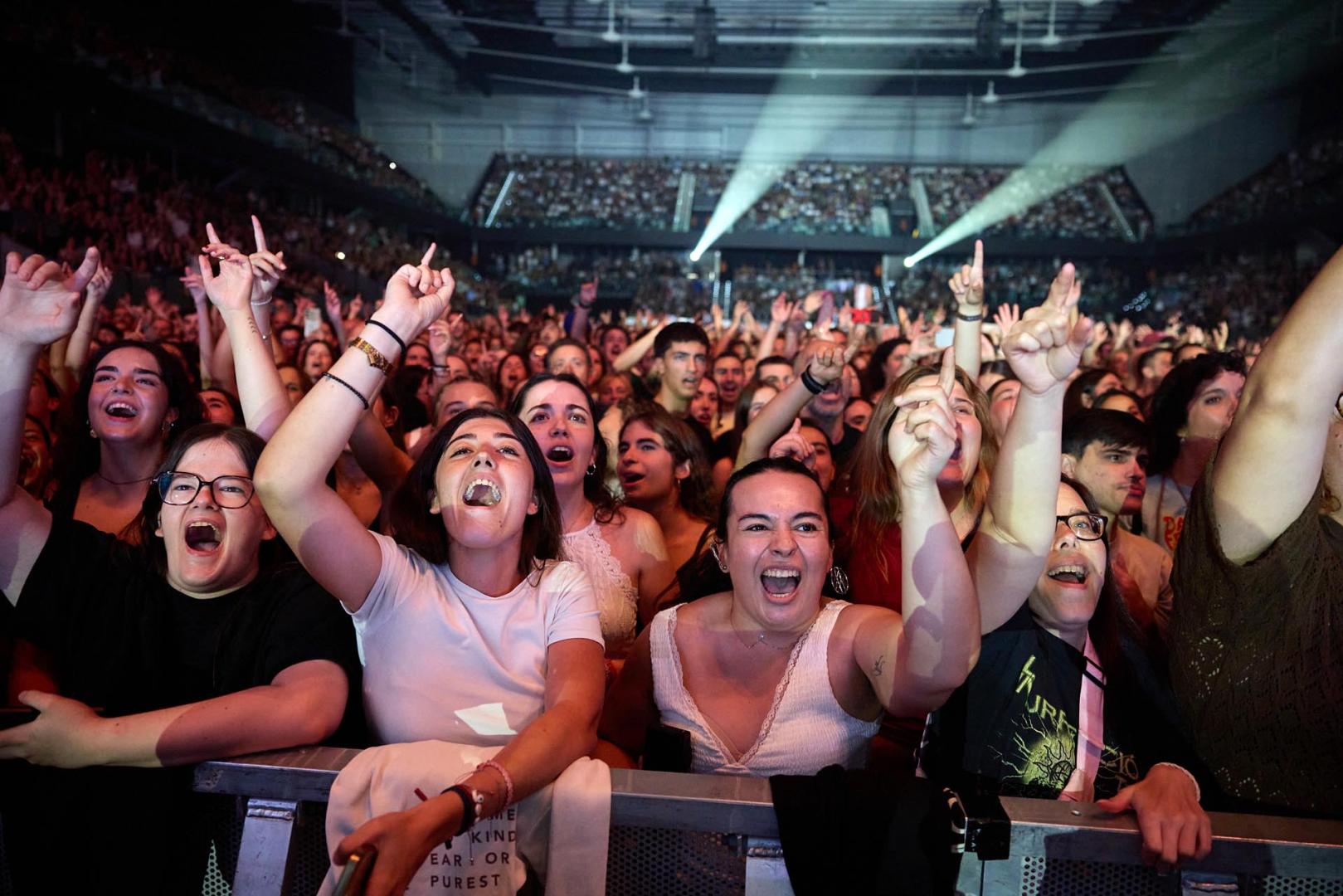 Concierto de Dani Fernández en el Navarra Arena