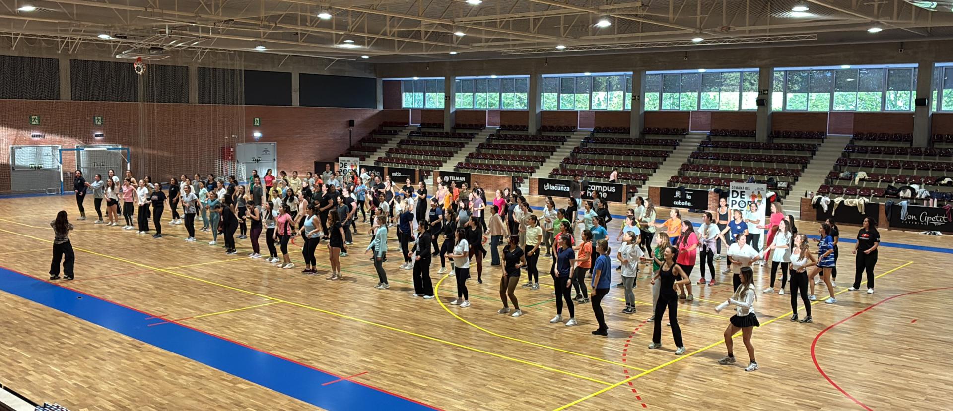 Celebración de la Semana del Deporte del curso pasado en el Pabellón Universitario