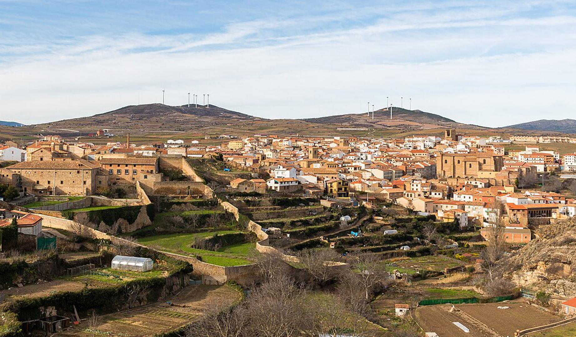 Vista del casco viejo de Ágreda