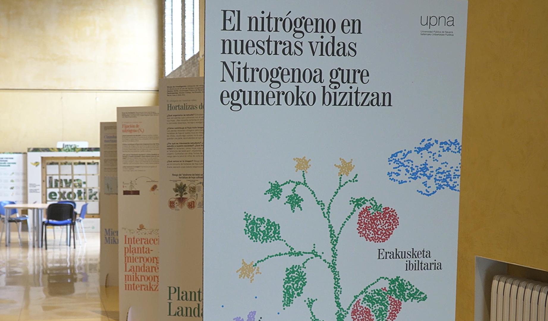 Parte de la muestra sobre el nitrógeno en nuestras vidas